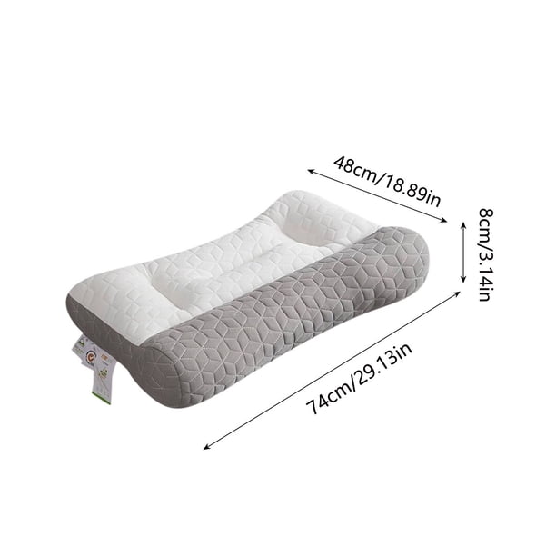 Almohada Cervical De Apoyo, Diseo De Espuma Viscoelstica, Base Antideslizante, Soporte Cervical, Para Adultos, Estudiantes, Viajes, Uso Domstico, Forma Ergonmica, Material Con Memoria, UKHBMC
