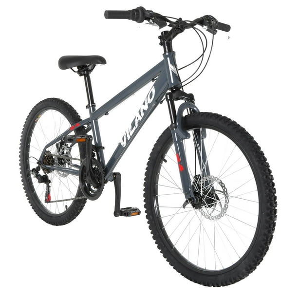 Vilano Kids 24 Inch Hardtail Mountain Bike With 21 Speed Shimano Walmart Com Walmart Com