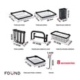 thumbnail image 4 of Escurridor De Platos 3 Pisos Ajustable 85-100cm Inoxidable, 4 of 12