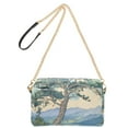 thumbnail image 2 of FORMRS Women Crossbody Purse with Chain Strap Vegan Leather Shoulder Handbag, Beige Mountain, 2 of 7