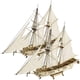 thumbnail image 1 of Modelo de Barco SailBoatHalcon 2Pzas Halcón 1:100 40x30x15cm Madera Café Claro., 1 of 2