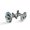 Color 2, variant on Men's Classic Stainless Steel, Dinosaurs Camouflage Pattern Cufflinks Business Wedding Shirts, Black