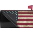 thumbnail image 4 of July 4Th Independence Day USA American Flag Welcome Magnetic Mailbox Post Box Cover Wraps Standard Size 20.8(L) x 18(W) Makover MailWrap Garden Home Decor, 4 of 8