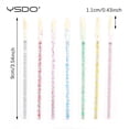 thumbnail image 5 of 50 Pcs Crystal Disposable Lip Brush Applicators MicroBrush Cleaner For Eyelash Extension Mascara Applicator Lipstick Beauty Tool 50pcs SJ-Yellow, 5 of 6