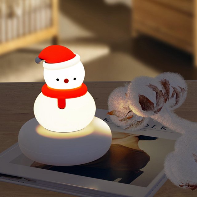 Luz de noche debajo del pequeña sala, lindo animal, regalos de cumpleaños, Mini lámpara LED portátil regulable para año , cocina, dormitorio, de navidad Salvador Luz de noche