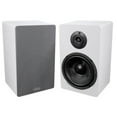 thumbnail image 3 of (2) Rockville RockShelf 68W White 6.5" Home Bookshelf Speakers+8" Speaker Stands, 3 of 11