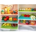 thumbnail image 2 of 4Pack Refrigerator Mats,Washable Fridge Mats Liners Waterproof Fridge Pads Mat Shelves Drawer Table Mats Refrigerator Liners for Shelves By TORUBIA (Pink), 2 of 6