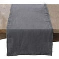 thumbnail image 5 of Fennco Styles Graciella Fringed Stone Washed Design 100% Linen Table Runner - 16"x72", 5 of 5