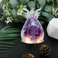 thumbnail image 4 of Illuminated Angel Glass Dome Rose Bouquet Ideal For Valentine's & Day, 4 of 6