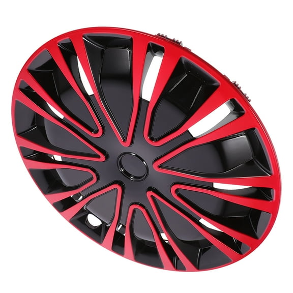 GOOHOCHY Automotive Hubcaps Car Wheel Cover Round Black 1Pcs