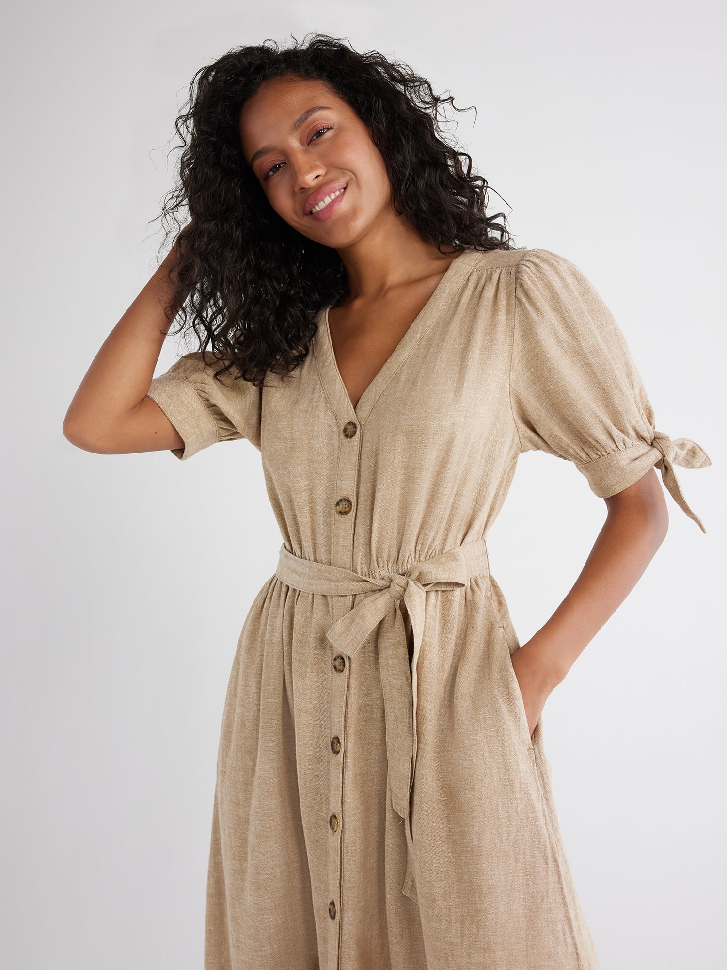 トップス Verybrain puff sleeve T beige トップス Verybrain puff sleeve T beige Verybrain puff sleeve