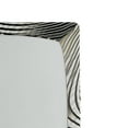 thumbnail image 2 of Ambesonne Geometric Fitted Sheet, Circle Zebra Stripes, Queen Size, Black and White, 2 of 2