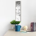 thumbnail image 4 of ArtToFrames 8" x 33" Bright Silver Picture Frame, 8x33 inch Silver Wood Poster Frame (WOM-4752), 4 of 8