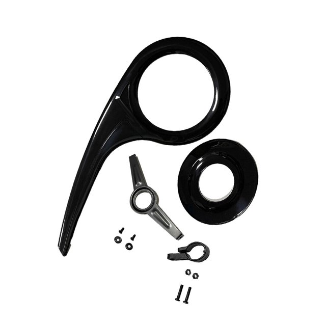 Couvercle de Protection de Chaîne de Vélo Portable Durable pour Chaîne Cover Chain Outdoor Riding Accessoires Noir, Ensemble Complet