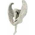 thumbnail image 2 of Adornos de ángel para jardín Escultura de ángel Decoración de ángel Estatua de jardín 3D de ángel alado Adornos artísticos de hada sentada Escultura de hada sentada, 2 of 5