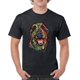 thumbnail image 1 of Dean Russo Happy Dog Face - Camiseta divertida para hombre, Negro, XXXXX-Large, 1 of 7