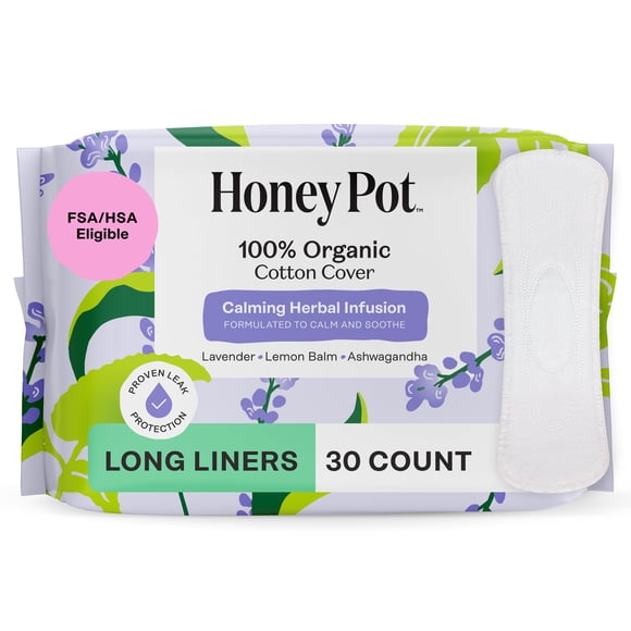 Protectores diarios The Honey Pot Calmantes Herbales 30 unidades