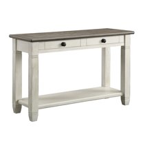 OakvillePark Bedos Sofa Table, Rosy Brown/Antique White
