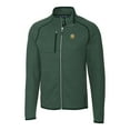 thumbnail image 2 of Men's Cutter & Buck  Heather Green Notre Dame Fighting Irish Alumni Logo Mainsail Sweater-Knit Full-Zip Jacket, 2 of 3