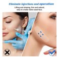 thumbnail image 2 of Kit de Ruban Lifting Visage Imperméable Transparent en Forme de V Double Menton Patchs Lifting Rides Maquillage Mince Doux Raffermissant Autocollant Portable 80 Pcs, 2 of 6