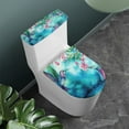 Binienty Toilet Tank Lid Cover for Bathroom Hummingbird Elastic Edge