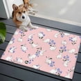 thumbnail image 3 of Easter Bunny Entryway Rug 2'x3'&nbsp; Non Slip Front Door Mats, Spring Purple Flower Rustic Rabbit Pink Entrance Rugs Indoor Outdoor Carpet, Washable Floor Mats Small Area Rug for Bedroom Kitchen, 3 of 8