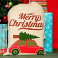thumbnail image 4 of Personality Case Christmas Drawstring Bag – From the North Pole – 100% Cotton – 19” x 26.25” – Personalized & Printed with Quote – Reusable Sack for Christmas Gifts, Holiday Storage & Decorations, 4 of 6