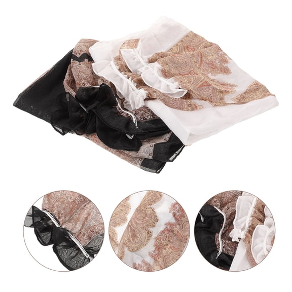 Worgeous 2pcs Women Shawl Arm Sleeves Summer Shrugs Arm Covers Outdoor Sport Arm Sleeves