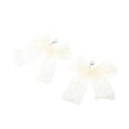 thumbnail image 4 of Unique Bargains 1 Pair Shoelace Charms Lace Bow Design Fashion Shoe Accessories Beige, 4 of 5