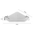 thumbnail image 2 of Acrylic Wall Mounted Triangle Shelf Space Saving Removable Design Shelf for Solid Metal Surfaces, 2 of 4