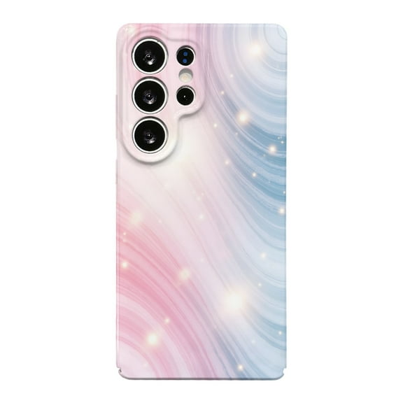 SKLYDDI Multicolor Ethereal Flow for Galaxy S25 Ultra Case - Painterly Pastel Swirls & Light Spots, TPU Flexible Cover, Aesthetic Cute