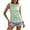 Green, variant on Women Shirts Casual Loose Fit Sleeveless Plaid Vest Tops Comfortable Everyday O-Neck Plaid Stylish Shirts