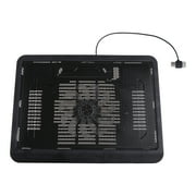 12-14 Inch Portable Ultra-Slim Laptop Cooling Pad Stand with Quiet and LED Screen Adjustable Heightening Pad