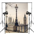 thumbnail image 1 of BSDHOME Polyester 5x7ft Exquisite UK Big Ben Photography Background Westminster Abbey Backdrop Studio Props Wall London Architecture Photography Backdrop, 1 of 5