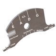 thumbnail image 1 of FUEENIRVA 1Pc Black Professional Violin Bridge Tool Multifunctional Ruler for Precise String Height and Width Control, 1 of 6