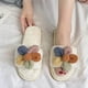 thumbnail image 4 of Pantuflas peludas para mujer, sandalias de felpa, chanclas peludas acogedoras, zapatos de casa suaves y cálidos Wmkox8yii hj789, 4 of 5