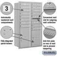 thumbnail image 2 of Salsbury Industries Recessed USPS 18 Door Rear Load 4C Horizontal Mail Center with 1 Parcel Locker, 2 of 3