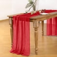 thumbnail image 2 of Table Runner DeZerlor, gasa roja, 89 x 305 cm, 2 unidades, 2 of 7