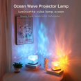 thumbnail image 2 of AIR-Ocean Wave Projector Lamp, Water Ripple Lamp Night Light, 16 Colors Luminorthe Cube Lamp for Party Mood Lighting with Remote Control, Ocean Aurora Lamp for Girls Bedroom Gifts, 2 of 4