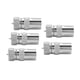 thumbnail image 3 of 5pcs F-type male connector socket to RF coaxial TV antenna adapter connector, 3 of 5