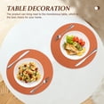 thumbnail image 5 of Raindrops 2pcs Dining Table Cutlery Mat Round Design Placemat Insulated Bowl Mat Heat-resistant Dish Placemat, 5 of 8