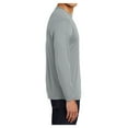 thumbnail image 3 of Mens Long Sleeve PosiCharge Competitor Polyester Tee Shirt Silver S, 3 of 8