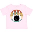 thumbnail image 3 of Inktastic Bowling Pins Ball Bowler Retro Sunset Boys or Girls Baby T-Shirt, 3 of 5