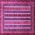 thumbnail image 1 of Ahgly Company Indoor Square Abstract Pink Modern Area Rugs, 5' Square, 1 of 4