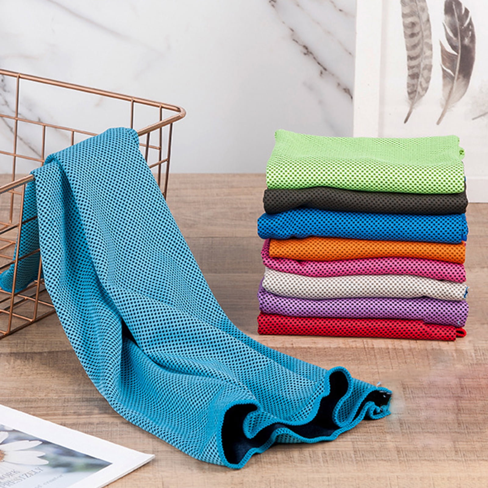 Zruodwans Cooling Towel Ice Towel for Neck, Sweat Absorption Quick