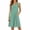 Green, variant on Bxsruta Women's V Neck Sleeveless Striped Midi Dress Casual A Line Tank Dress with Pockets Lightweight Breathable Pull on Flowy Summer Comfortable Everyday Dress