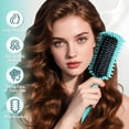 thumbnail image 4 of Curly Hair Brush, 2026 Hair Styling Brush for Curly Hair, 5-in-1 Curl Defining Brush for Volumized Waves, Curls & Coils, Wet or Dry, Shaping & Styling Brushes with Less Pulling for Women & Men (Teal), 4 of 4