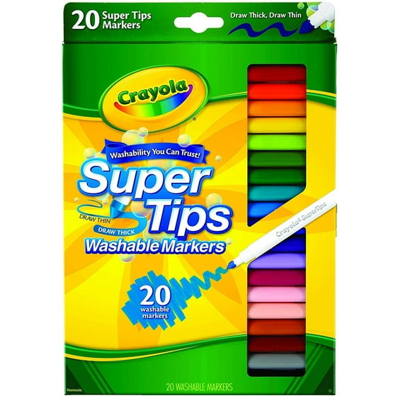 Super Tips Markers 20 count pack of 12