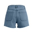 thumbnail image 5 of DHFJKG Womens Jeans Shorts Summer Mid Rise Stretch Flat Front Denim Shorts With Front Pockets Casual Soft Bottoms, 5 of 5