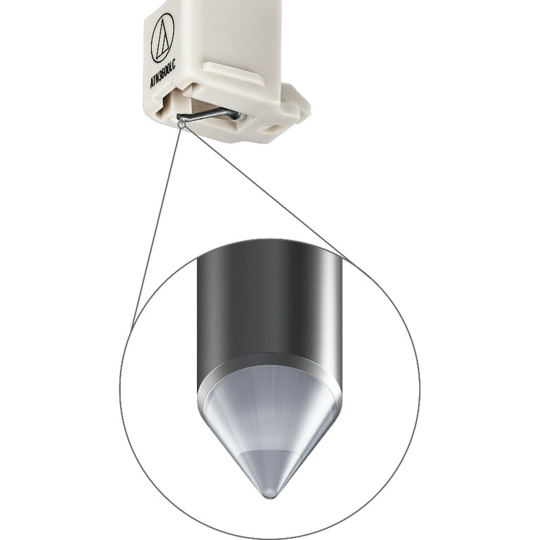 その他 RT-111313 Audio Technica ATN3600LC Conical Stylus (White) - Walmart.com